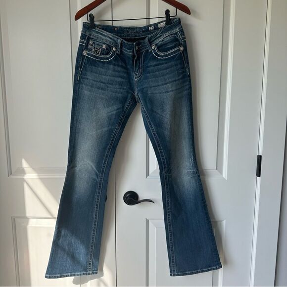 Miss Me Size 27 Style JE6067EL Easy Boot Medium Wash Jeans - Picture 3 of 4